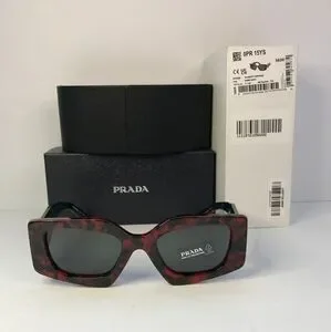 New - ? Original PRADAAcetate Symbole Sunglasses SPR 15Y Scarlet Tortoise Prada | Accessories | New Original Pradaacetate Symbole  main image 2